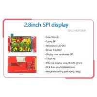 2.8 Inch - TFT LCD Ekran - Seri Port